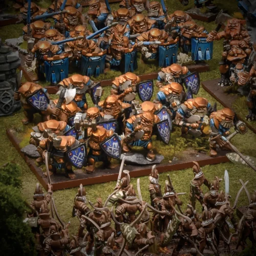 dwarf warrior ironclad kings of war 28mm miniatures color shot Colour Shot