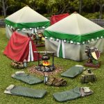 fantasy terrain military campsite colour shot