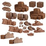 Fantasy Terrain: Dungeon Crates and Barrels