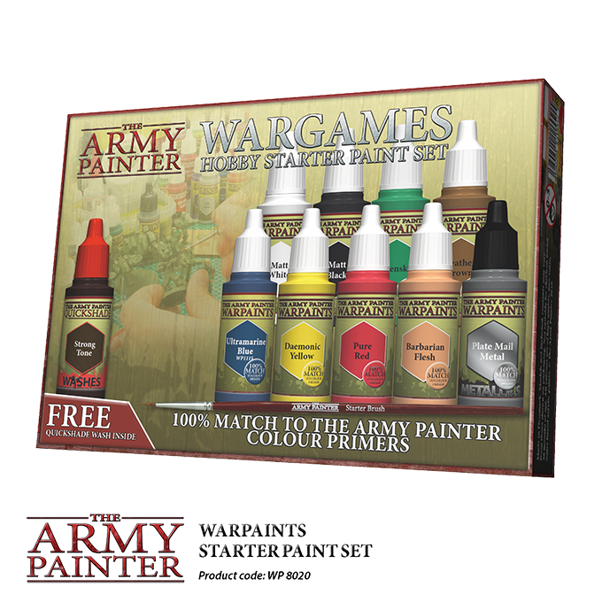 Army Painter Hobby Brush Starter Set - Mantic Games