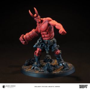 Dark Horse Comics and Mantic Games team up for new Hellboy statue Featured Image