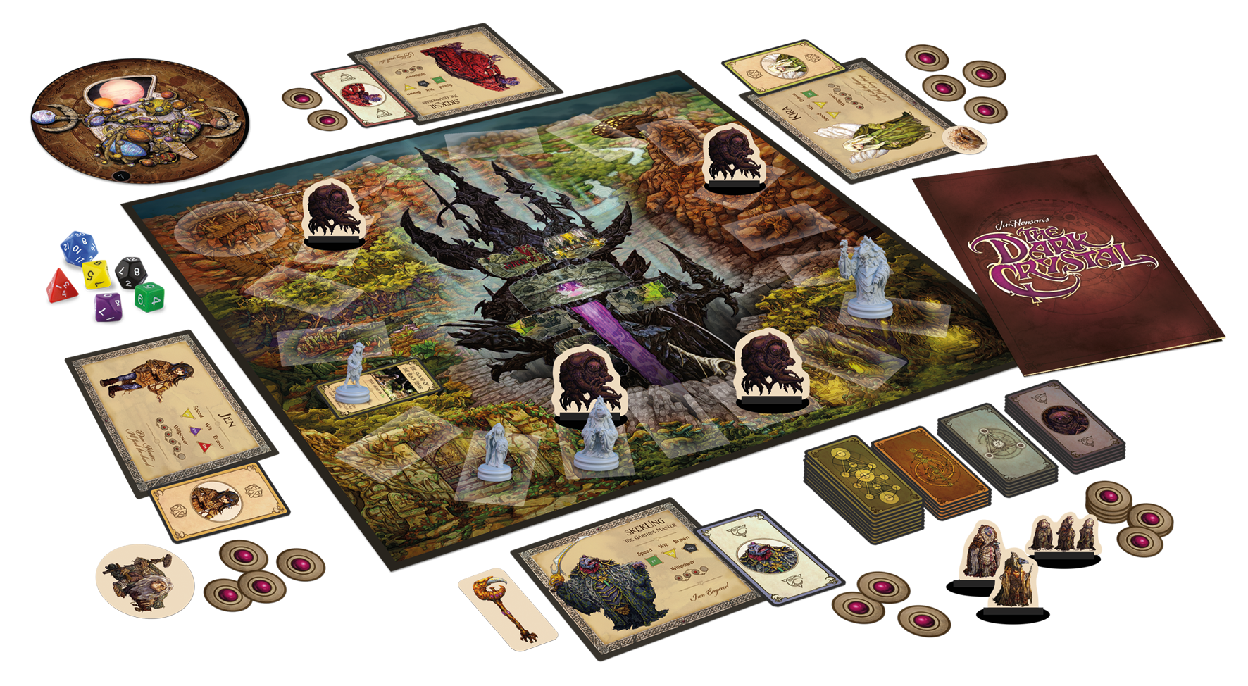 The Dark Crystal Boardgame Contents