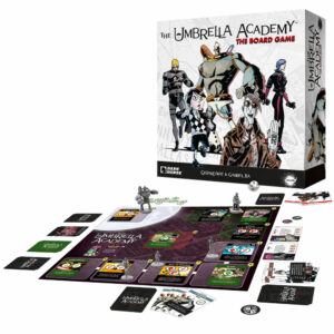 How to play Umbrella Academy: The Board Game – Advantage Cards Featured Image