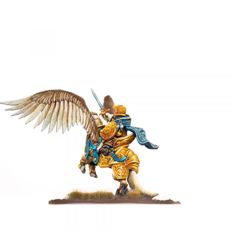 Halfling General on Winged Aralez (Muster Captain) - Mantic Games