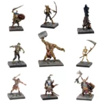 Fantasy Miniatures: Undead Skeletons and Zombies