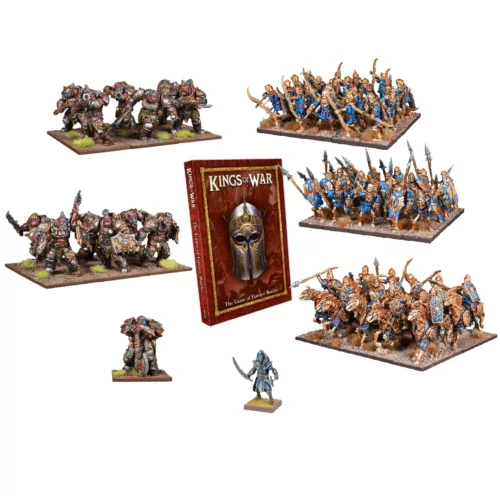 Kings of War Sands of Ahmun 2 Player Starter Set Contents