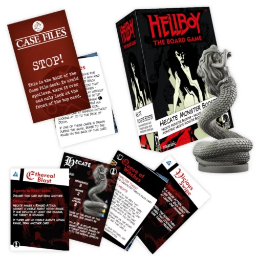 hellboy the board game hecate booster contents