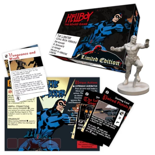 hellboy the board game lobster booster contents