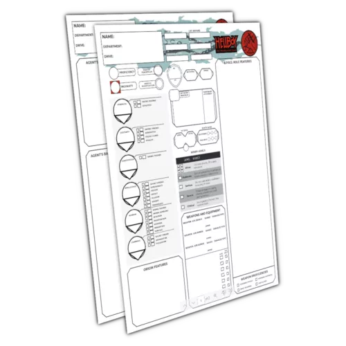 The Roleplaying Game Character Sheet