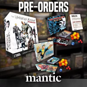 Umbrella Academy and Dice Game Pre-Orders Featured Image