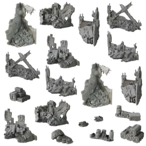 Sci-Fi Terrain: Ruins and Scatter