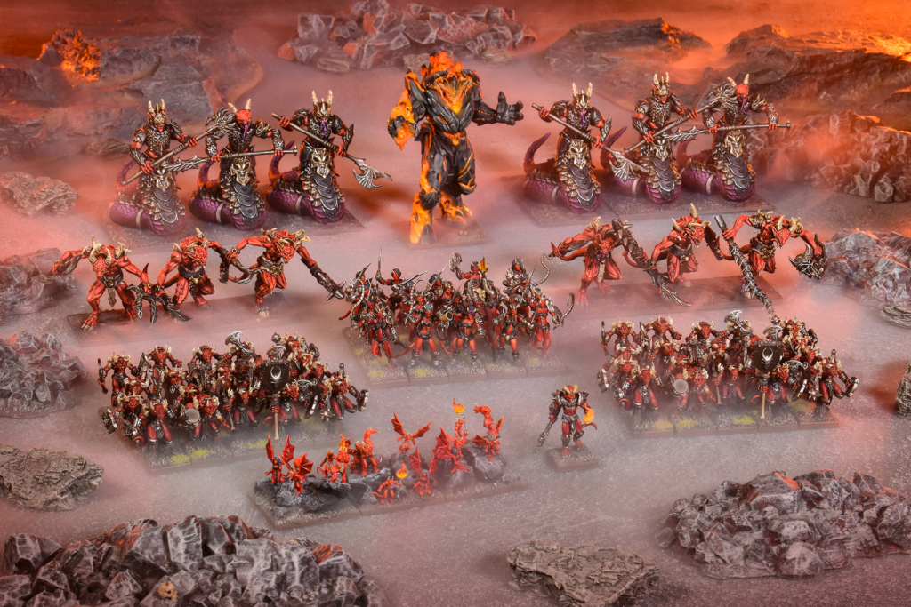 Kings of War: Forces of the Abyss Mega Army Colour Shot