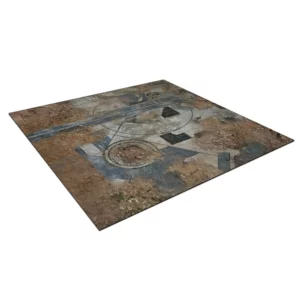 2ft x 2ft Deadzone Sector 4 Neoprene Gaming Mat 3″ Squares