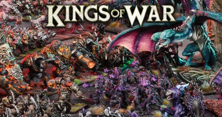 abyssal dwarfs vs twilight kin dark elf kings of war battle