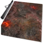 6ft x 4ft ‘Hellscape’ Neoprene Gaming Mat